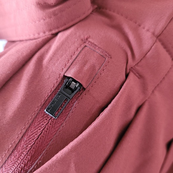 Athleta Skyline Pant II Mauve Women's Belted Wide-Leg Pants Size 2 - Picture 4 of 5